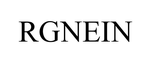 Trademark Logo RGNEIN
