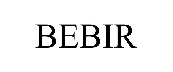 Trademark Logo BEBIR