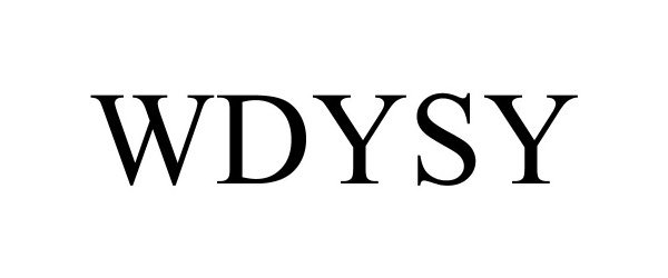Trademark Logo WDYSY