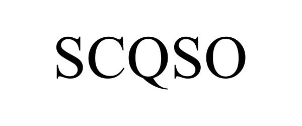 Trademark Logo SCQSO