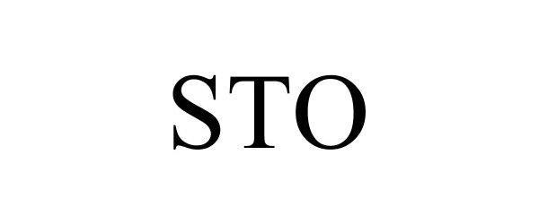 Trademark Logo STO