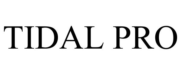 Trademark Logo TIDAL PRO