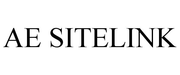 Trademark Logo AE SITELINK