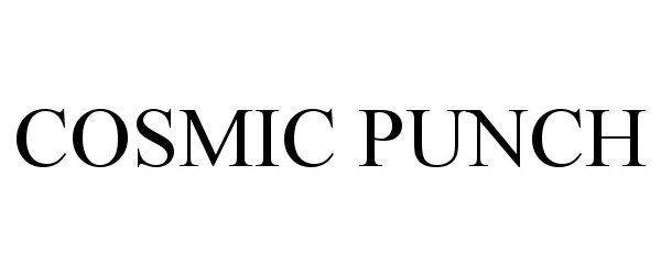 Trademark Logo COSMIC PUNCH