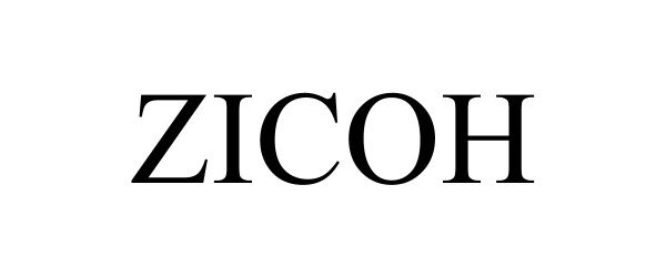 Trademark Logo ZICOH