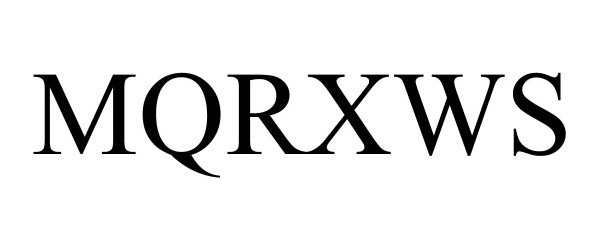Trademark Logo MQRXWS