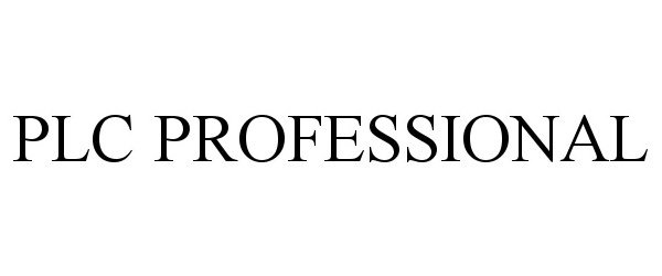 Trademark Logo PLC PROFESSIONAL