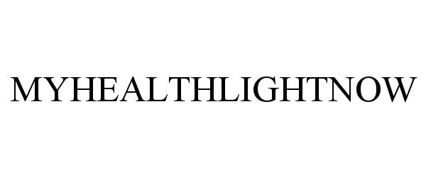 Trademark Logo MYHEALTHLIGHTNOW