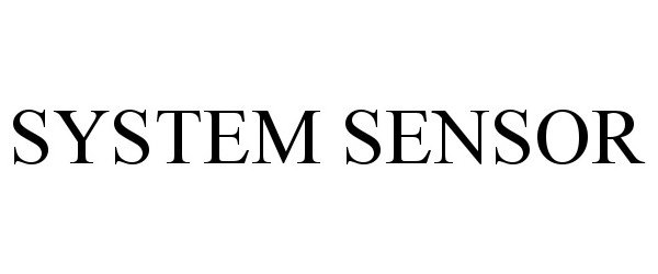 Trademark Logo SYSTEM SENSOR
