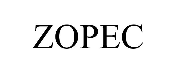 Trademark Logo ZOPEC