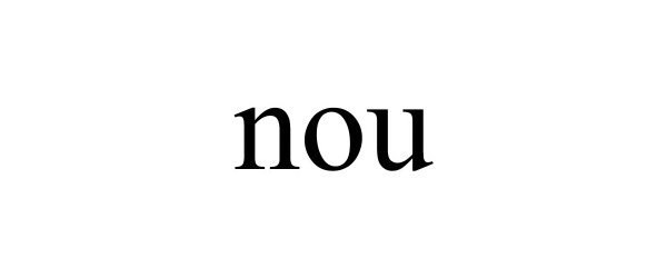 Trademark Logo NOU