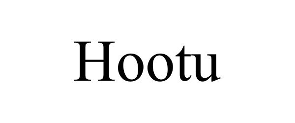 Trademark Logo HOOTU