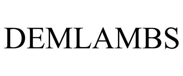 Trademark Logo DEMLAMBS