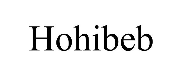  HOHIBEB