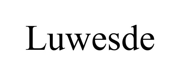 Trademark Logo LUWESDE