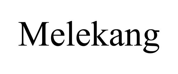 Trademark Logo MELEKANG