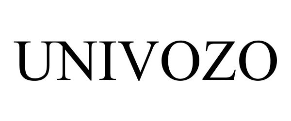 Trademark Logo UNIVOZO