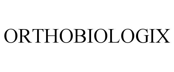 Trademark Logo ORTHOBIOLOGIX