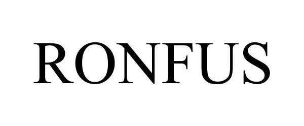 Trademark Logo RONFUS