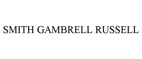 Trademark Logo SMITH GAMBRELL RUSSELL