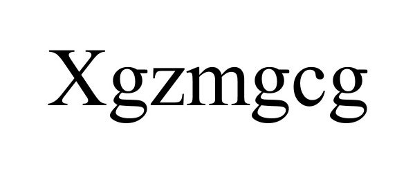 Trademark Logo XGZMGCG