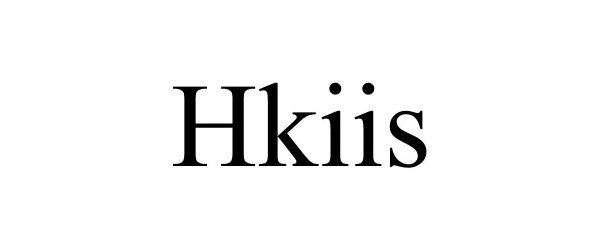 Trademark Logo HKIIS