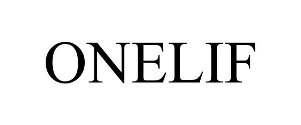 Trademark Logo ONELIF