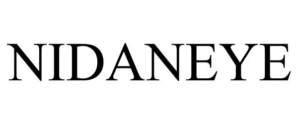 Trademark Logo NIDANEYE