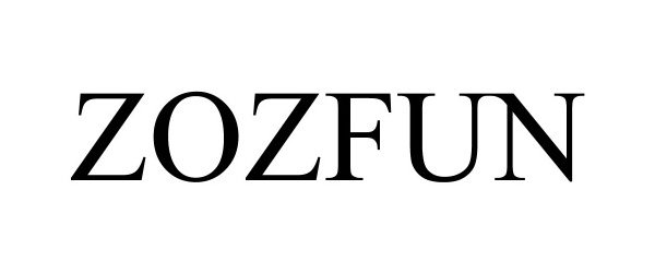 Trademark Logo ZOZFUN