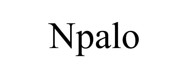 Trademark Logo NPALO