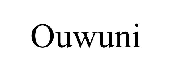 Trademark Logo OUWUNI