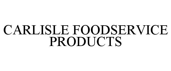  CARLISLE FOODSERVICE PRODUCTS