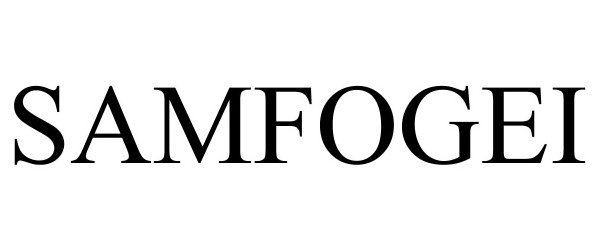 Trademark Logo SAMFOGEI