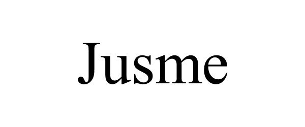Trademark Logo JUSME