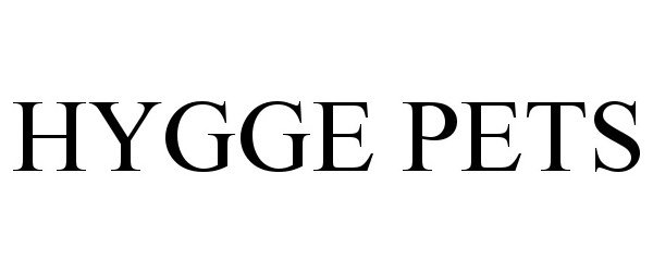 Trademark Logo HYGGE PETS