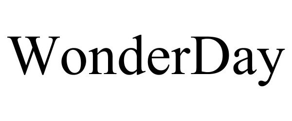 Trademark Logo WONDERDAY