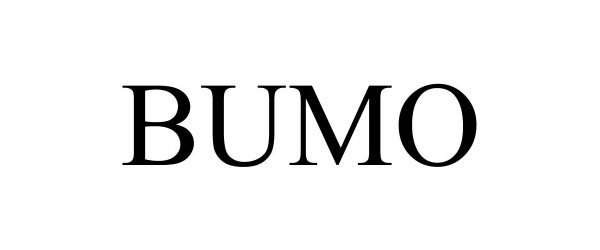 Trademark Logo BUMO