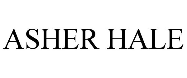 Trademark Logo ASHER HALE