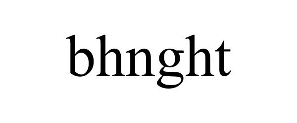 Trademark Logo BHNGHT