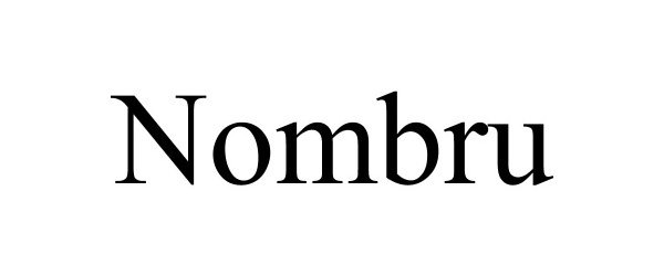 Trademark Logo NOMBRU