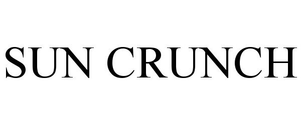 Trademark Logo SUN CRUNCH