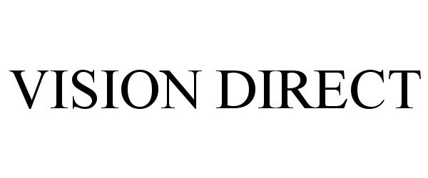 Trademark Logo VISION DIRECT