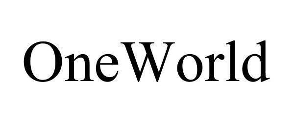 Trademark Logo ONEWORLD