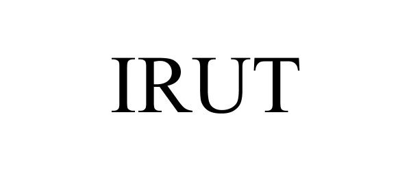 Trademark Logo IRUT