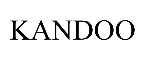 Trademark Logo KANDOO