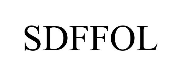 Trademark Logo SDFFOL