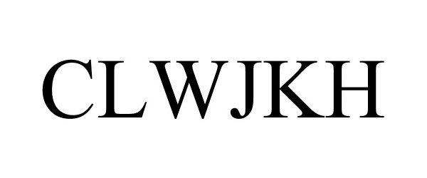 Trademark Logo CLWJKH