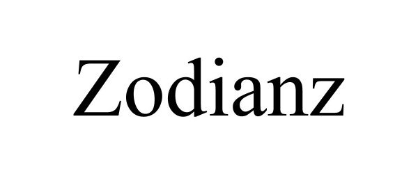 Trademark Logo ZODIANZ