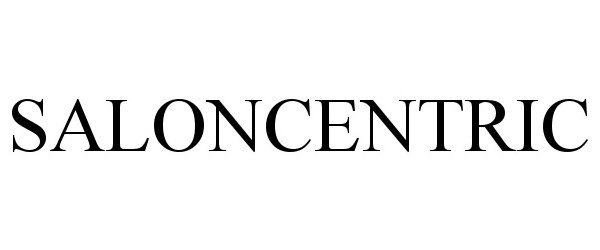 Trademark Logo SALONCENTRIC
