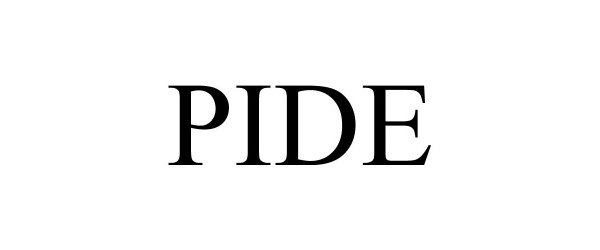 Trademark Logo PIDE